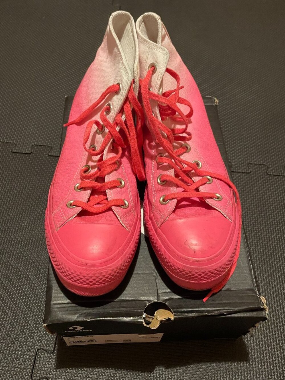Chuck Taylor All Star High Top Ombre Pink Sneakers